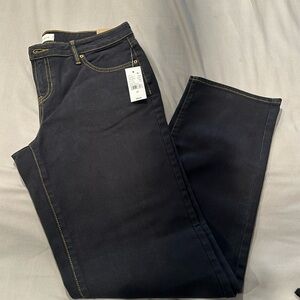 PacSun women low rise straight leg jeans sz 28 NWT- dark denim